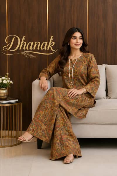 Women's Stitched Dhanak 2-Piece Suit*