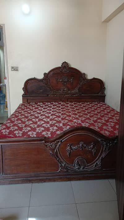 Real Chiniot Bed. Can be sold with or Without the mattress