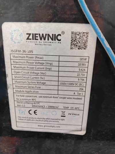 ziewnic A Grad panal ha bil kol ok 185w ka