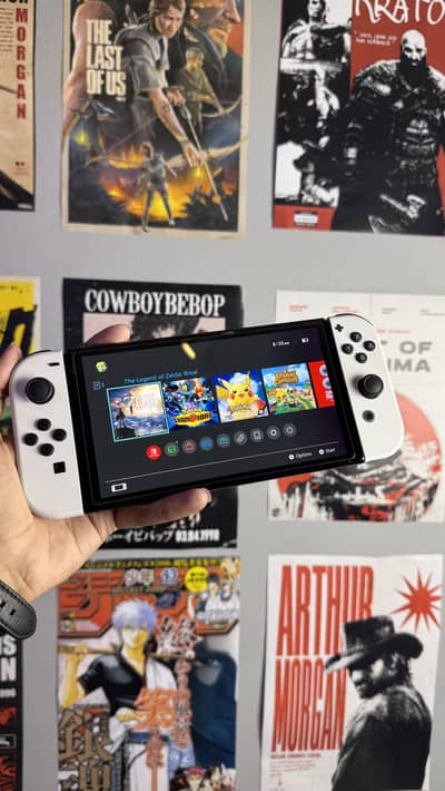 Nintendo switch oled with accessories new
