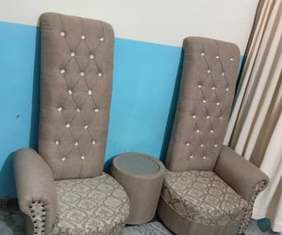 Coffee Set - Two chairs and a table.