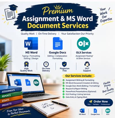 Premium Academic Assignments & Office Documentation Services