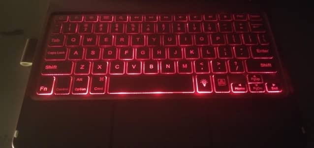 RGB BLUETOOTH keypad with ipad case