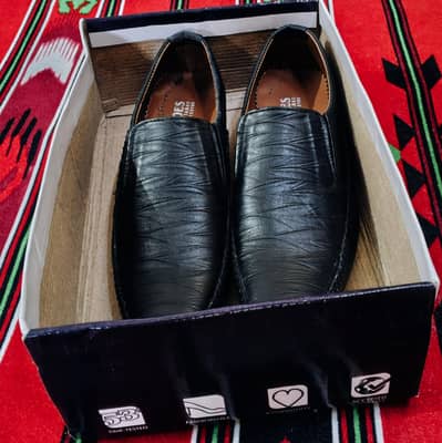 Men,s Black Classic Leather Loafers Original-Formal Slip-on-Box packed