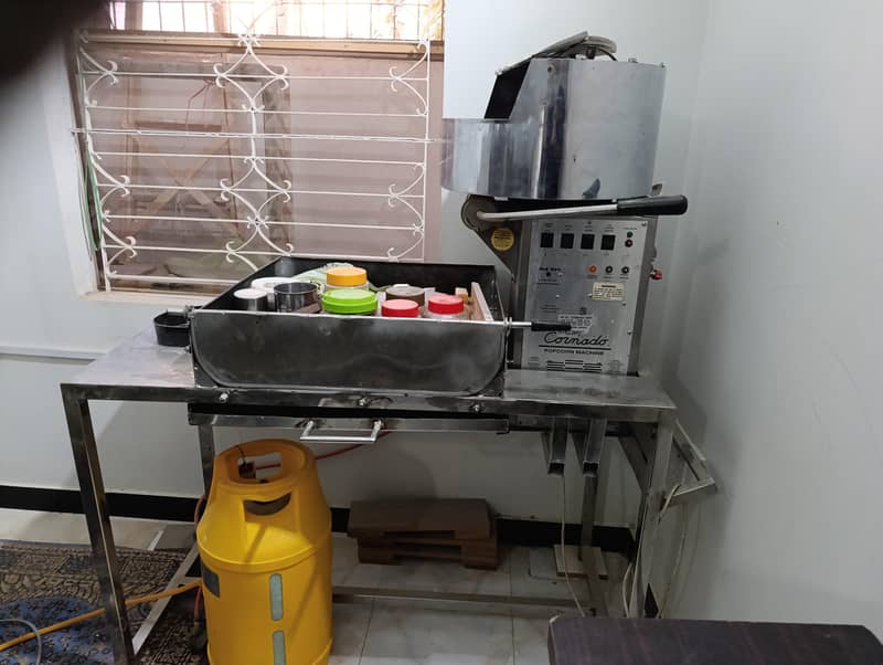 popcorn machine making setup 7