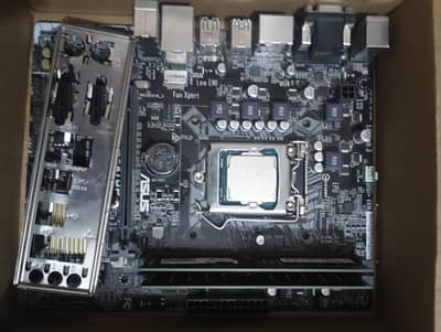 Intel i5 7th generation + Asus H110M+ ddr4 16 gb ram