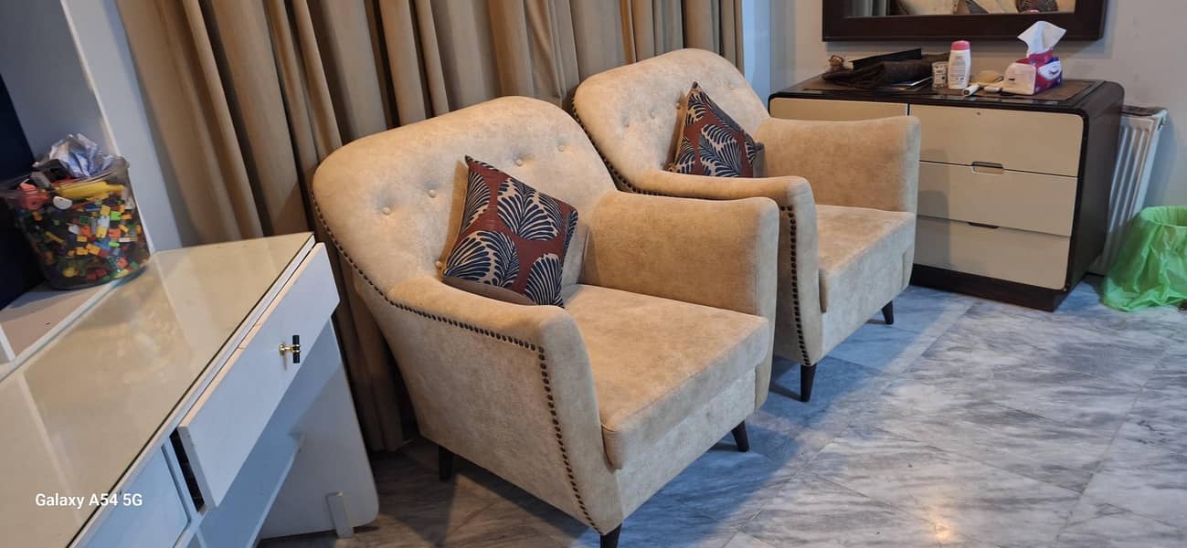 single sofa set (pair) 1