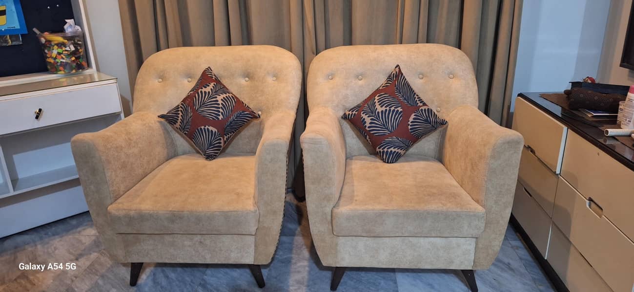 single sofa set (pair) 4