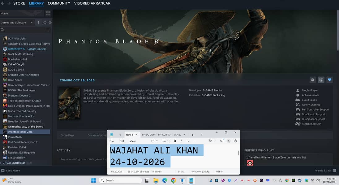 Phantom Balde Zero (PC Steam) 0