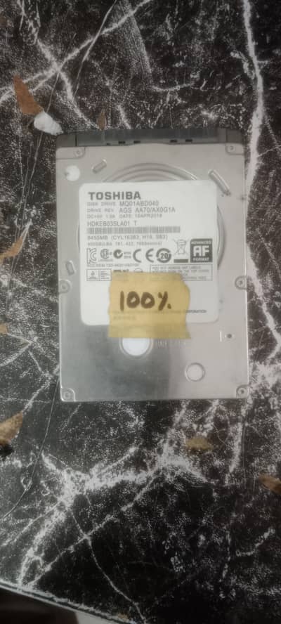 Toshiba hhd for laptop 400gb need money selling cheap