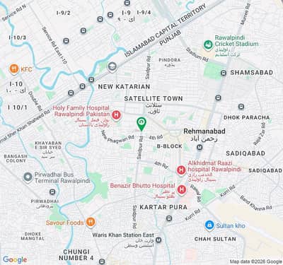 COMMERCIAL PLOT FOR SALE  Location: Saeed Pur Road, Satellite Town