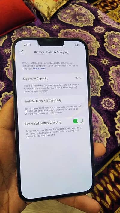 Apple iPhone 13 Pro Max non ptà factory 10/9 battery health 92%