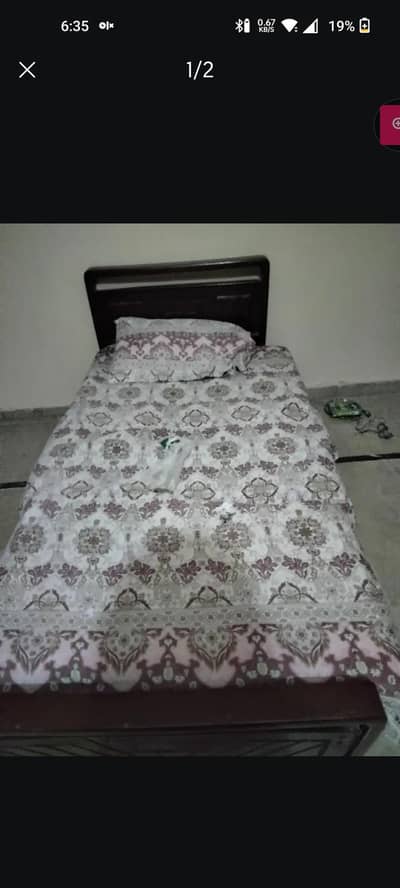 single bed without matress