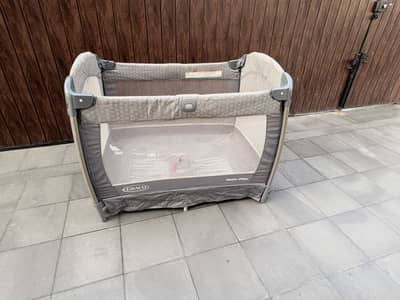 Graco Pack ’n Play Baby Playpen – Grey & Beige