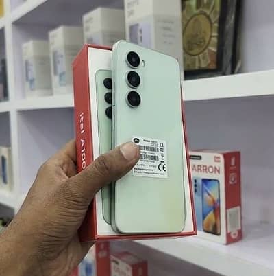Itel A 100 Fresh Green 128 GB Full Box | Call or Whatsapp 03086330402