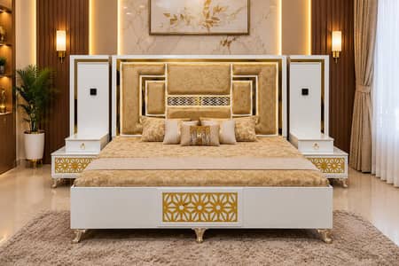 New Luxury bridal bed set Turkish style