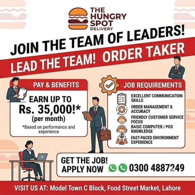 Order Taker & Cashier