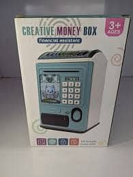 Electronic Kitty ATM Piggy Bank with Password & Fingerprint Sensor