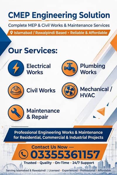 Affordable Civil, Mechanical, Electrical & Plumbing Services