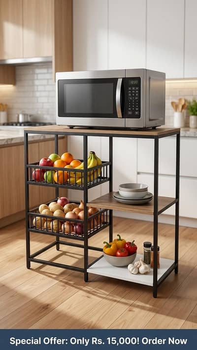 Oven, vagetables fruit stand