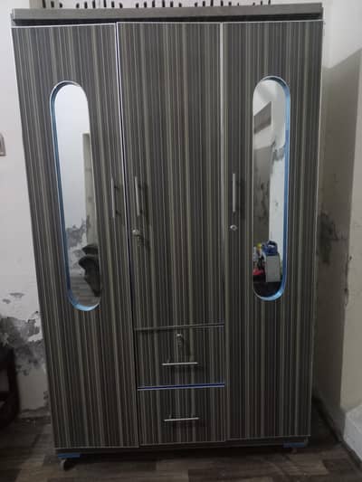 wood wardrobe