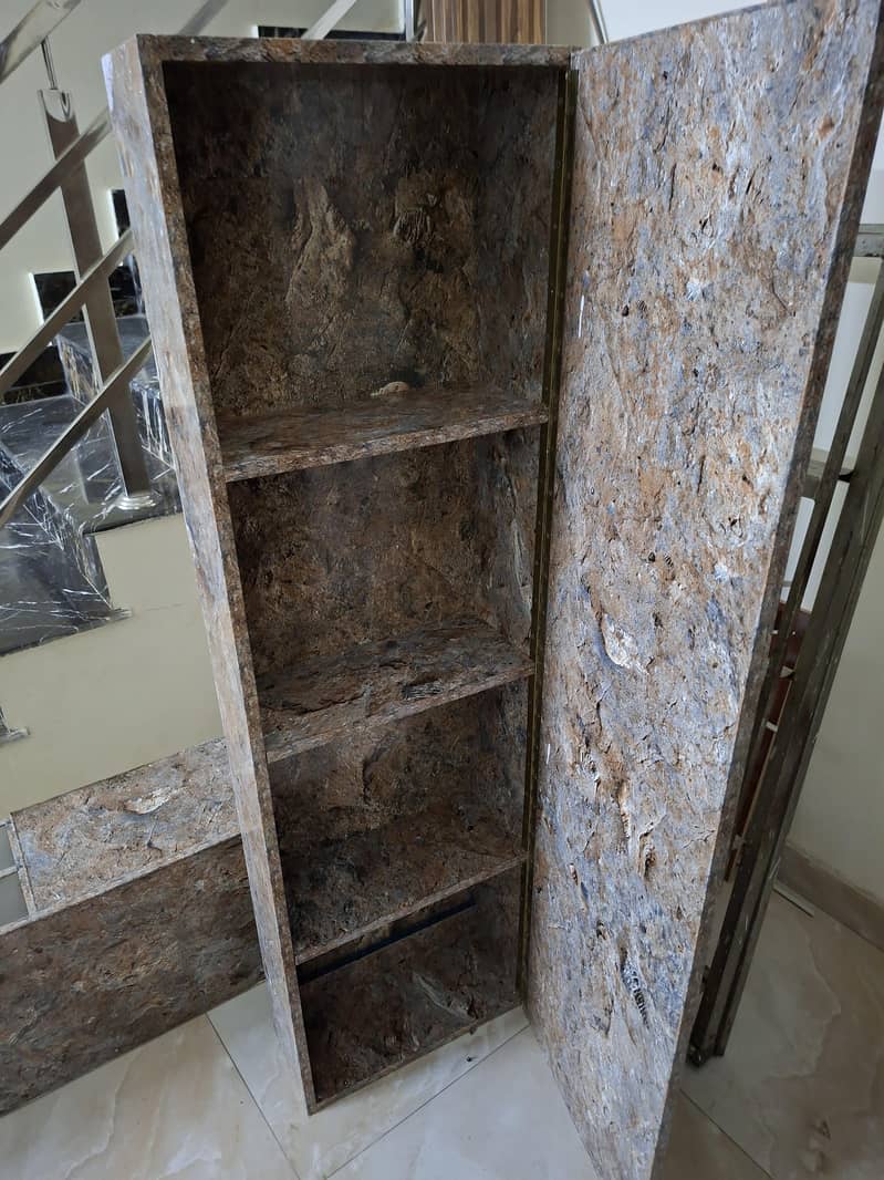 TV Console with Side Almari 0