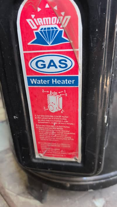 Diamond gas geyser 25 liter capacity