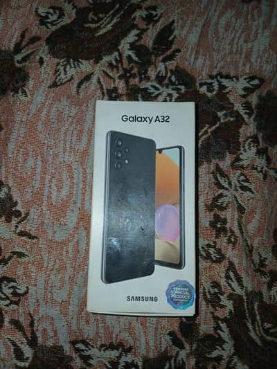 samsung A32 BOX ONLY