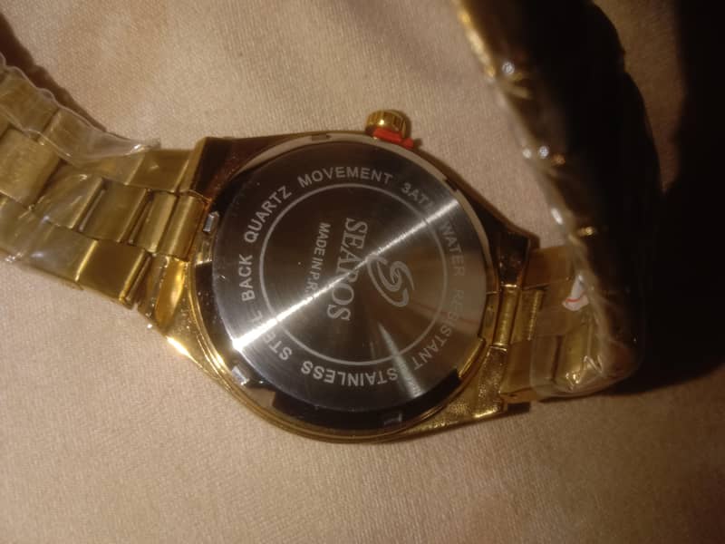 searos Elegant Arabic Dial Gold Watch-imported form saudi Arabia (bran ...