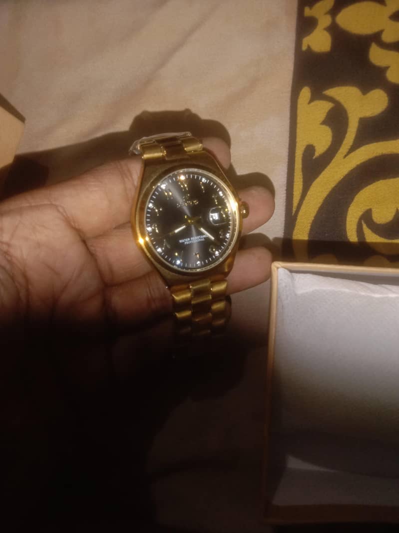 searos Elegant Arabic Dial Gold Watch-imported form saudi Arabia (bran ...