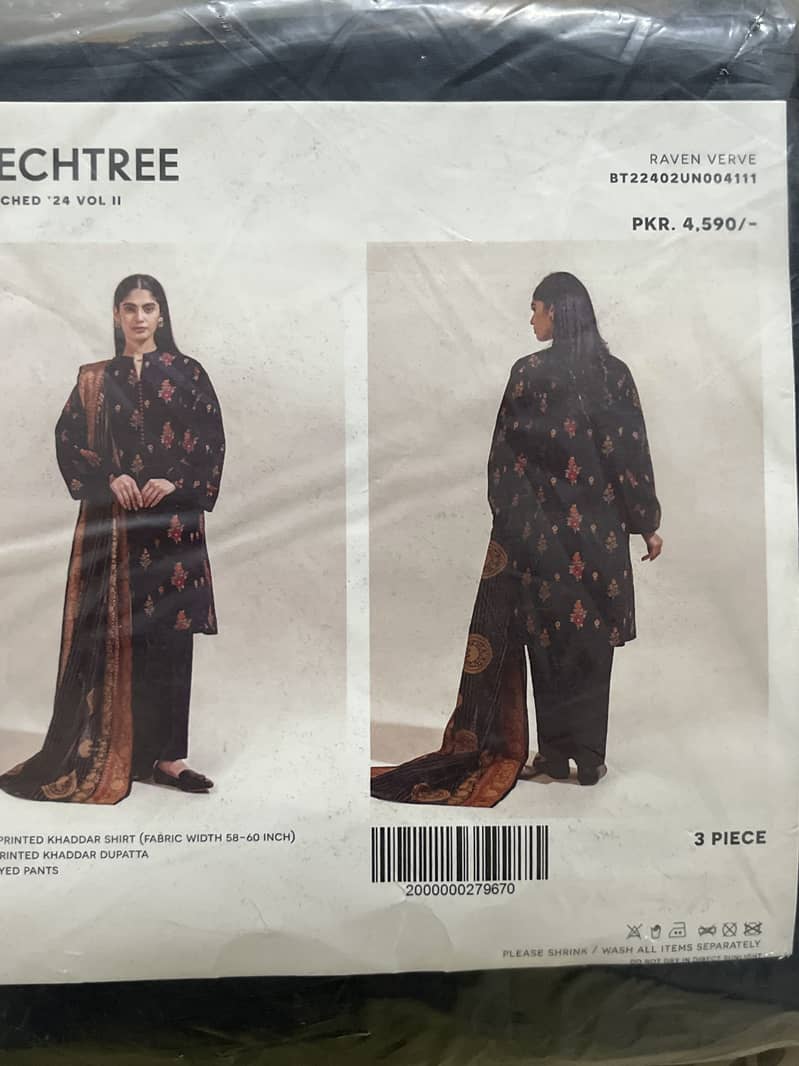 Beechtree black beautyfull unstich dress 3 piece - Eastern - 1120870336