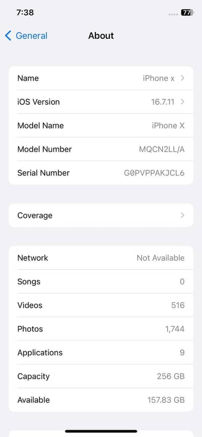 Apple iPhone X