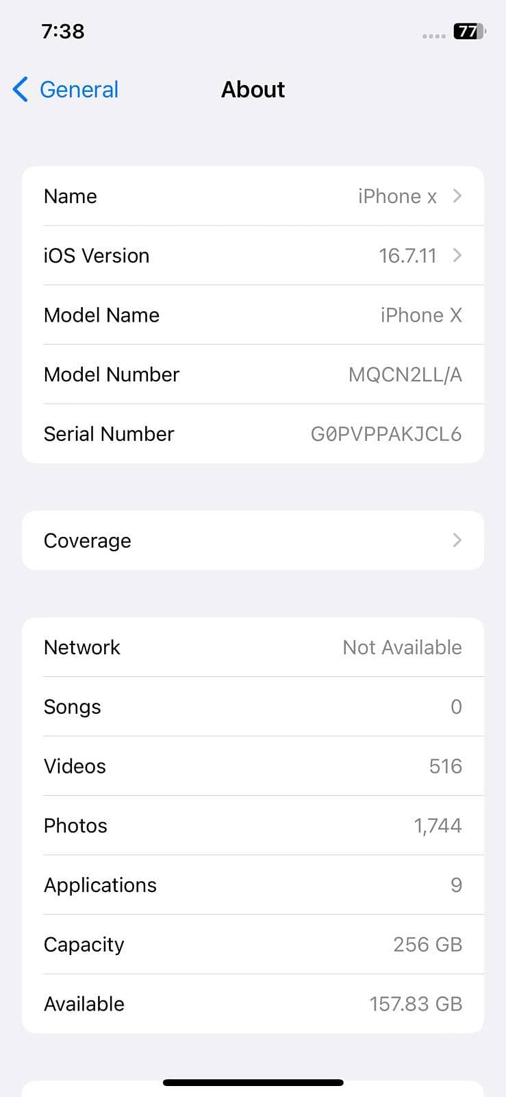Apple iPhone X 0
