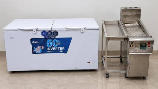 Haier inverter freezer and 16 liter fryer
