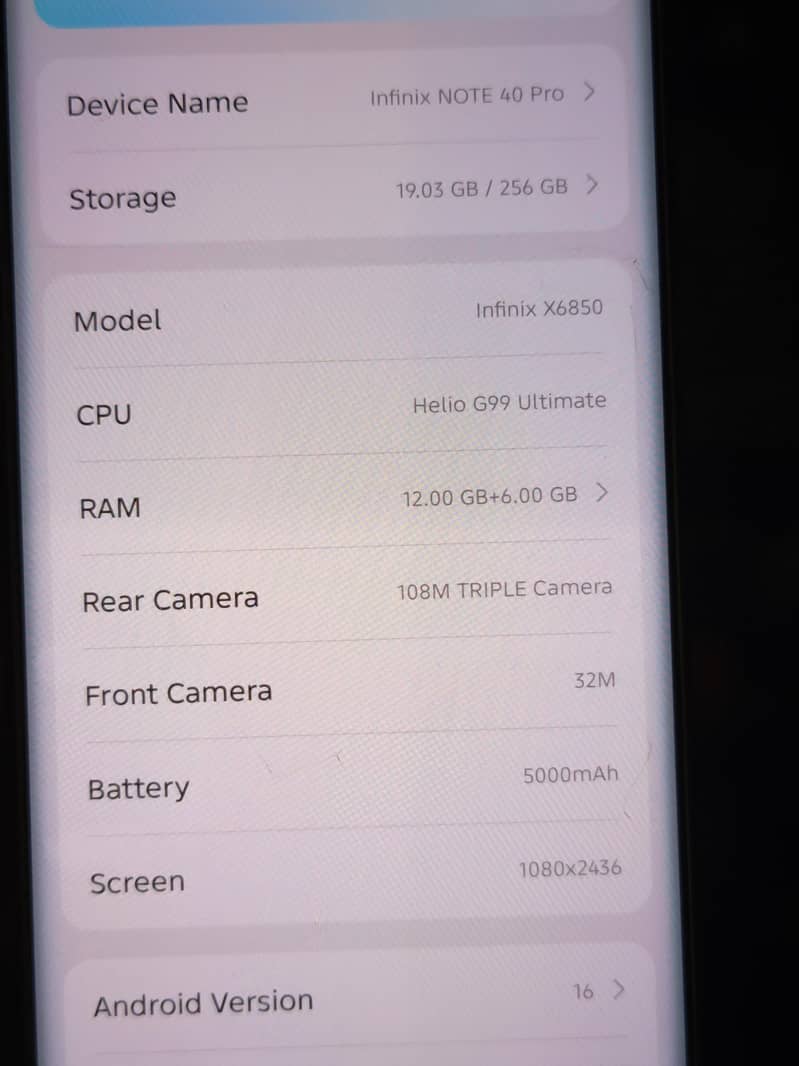 Infinix Note 40 Pro 4