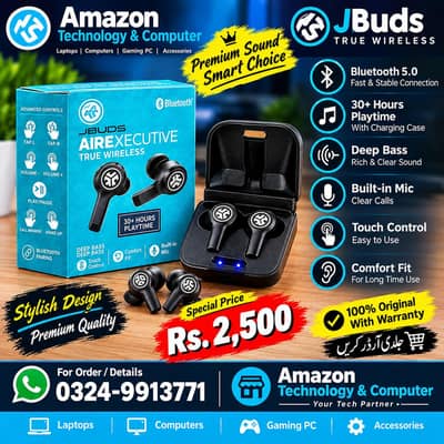 JBuds Air Executive Wireless Earbuds – Rs. 2,500 Price: Rs. 2,000