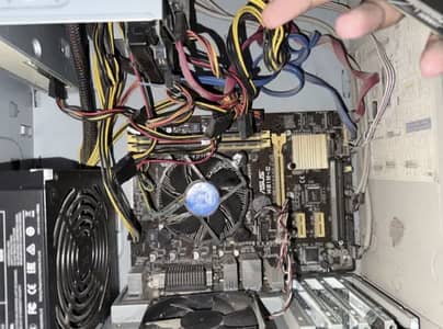 Computer with monitor And its Accessories