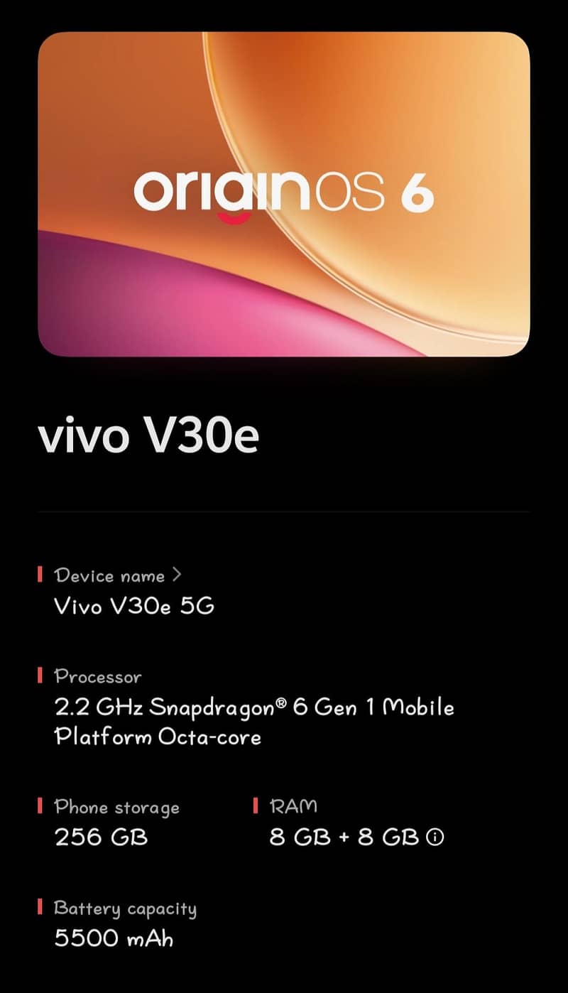 Vivo V30e 1