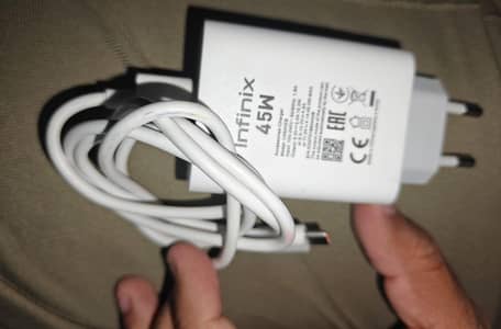Infinix Hot 60i Original Charger 45w SuperFast Charger