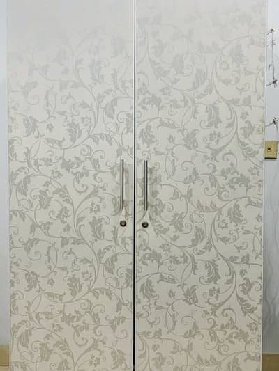 wooden wardrobe