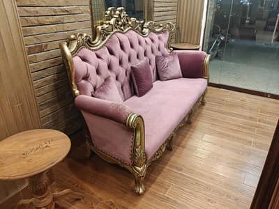 Premium Victorian Style Carved Drawing Room Sofa