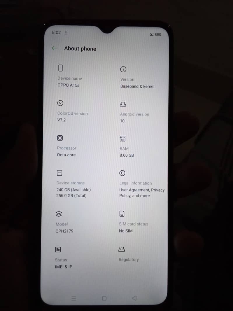 OPPO A15s 5