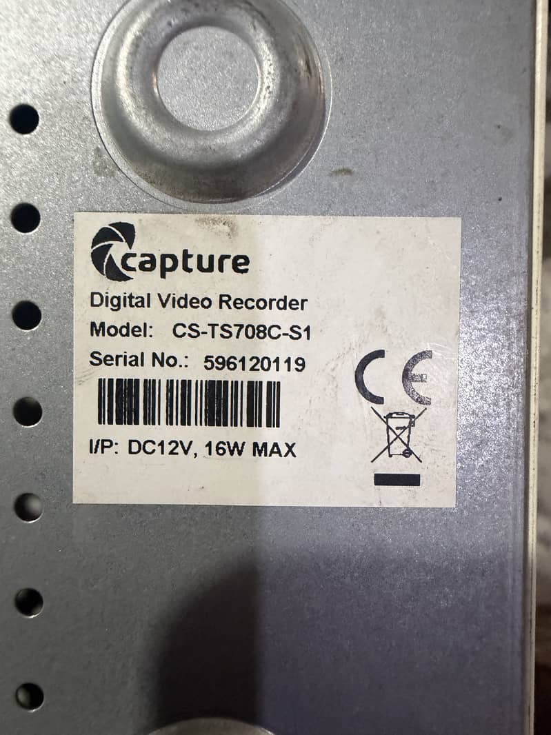 Capture DVR CCTV 8 camera complete setup with everything working 0