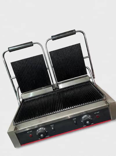 Double sandwich griller panini maker commercial heavy duty