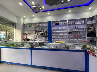 Commercial Shop Furniture - Glass Counters & Wall Display Racks