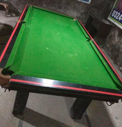 2 snooker table 1 football table