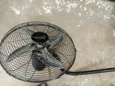 Pak fan size 18 motor ok black bracket fan