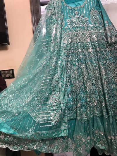 3 piece light blue color Maxi