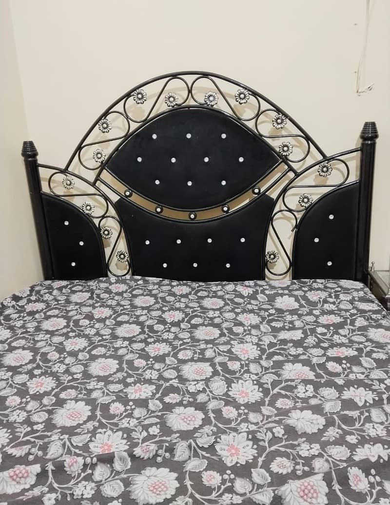 bed with mattress. 0