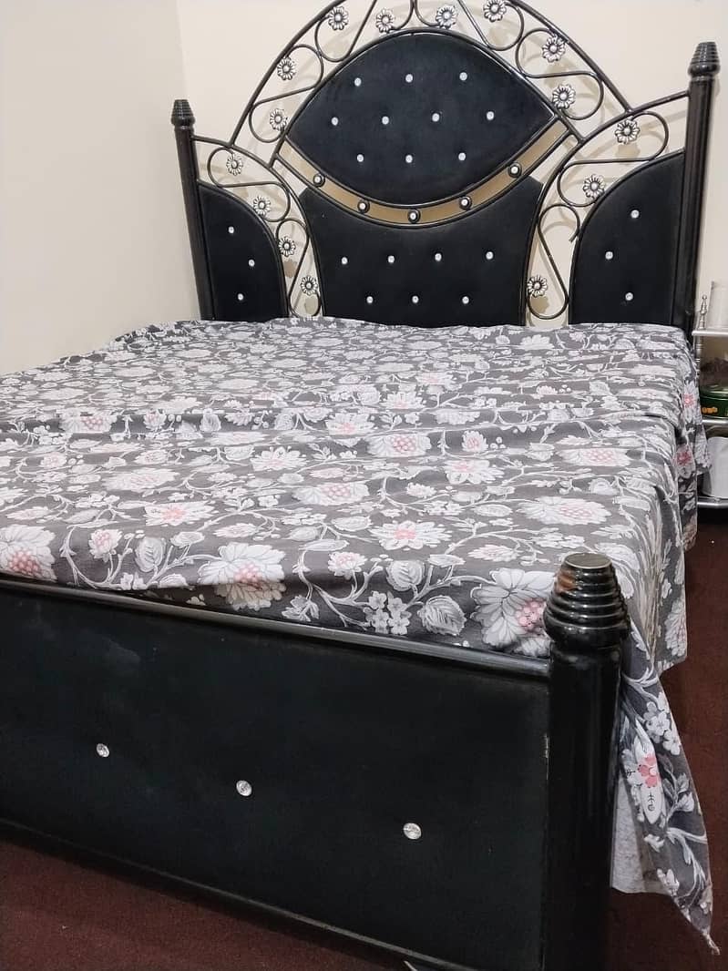 bed with mattress. 1